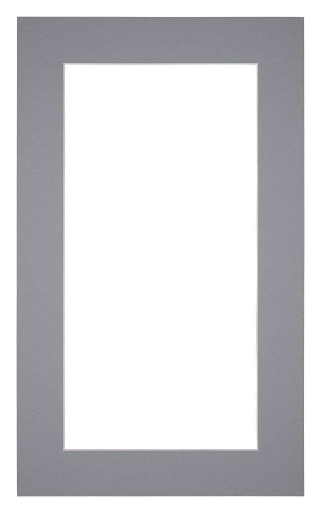 Passe Partout 30x50cm Carton Gray Edge 5cm Straight Front | Yourdecoration.com