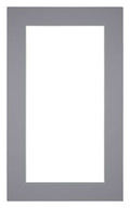 Passe Partout 30x50cm Carton Gray Edge 5cm Straight Front | Yourdecoration.com