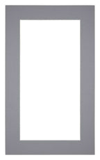 Passe Partout 30x50cm Carton Gray Edge 5cm Straight Front | Yourdecoration.com