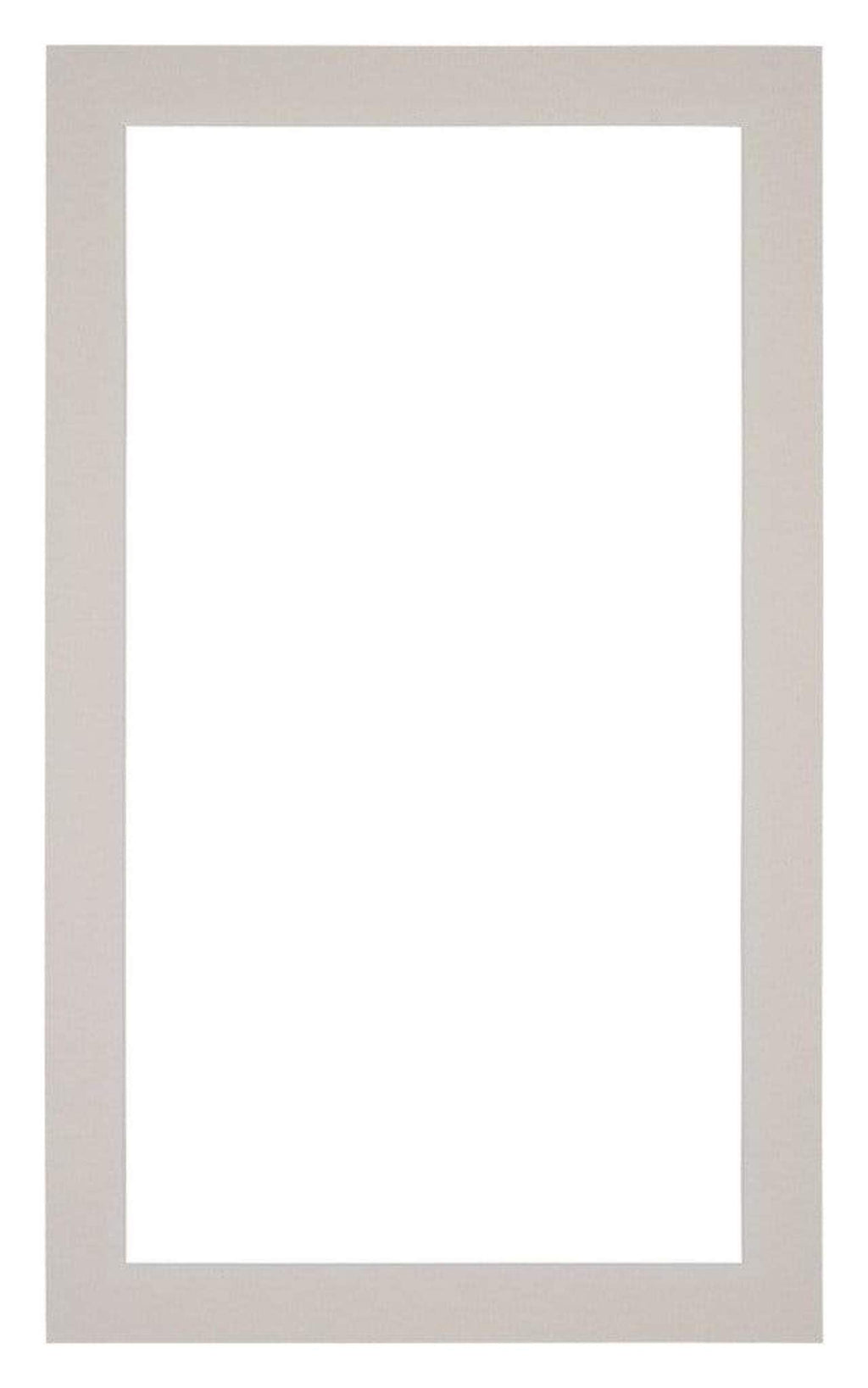 Passe Partout 30x50cm Carton Gray Gray Edge 3cm Straight Front | Yourdecoration.com