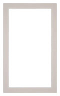 Passe Partout 30x50cm Carton Gray Gray Edge 3cm Straight Front | Yourdecoration.com