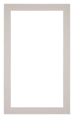 Passe Partout 30x50cm Carton Gray Gray Edge 3cm Straight Front | Yourdecoration.com