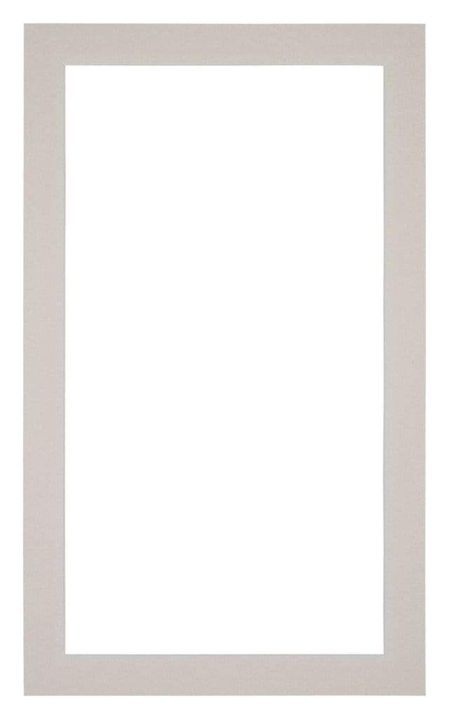 Passe Partout 30x50cm Carton Gray Gray Edge 3cm Straight Front | Yourdecoration.com