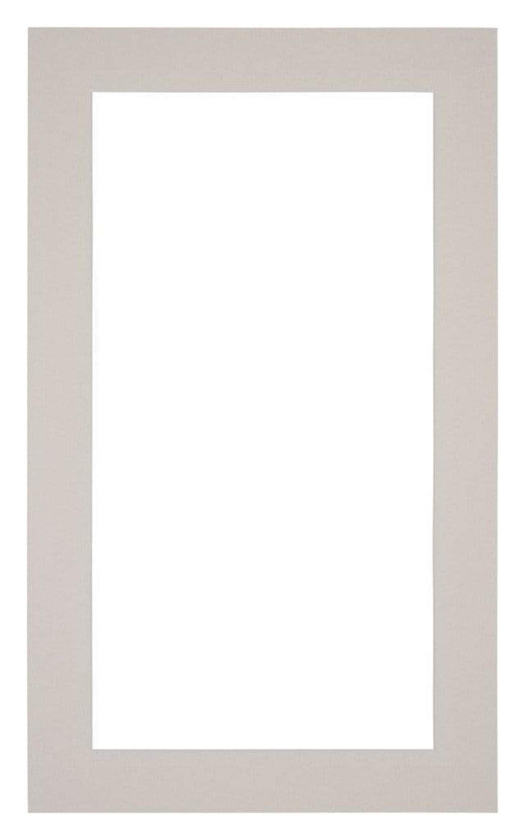 Passe Partout 30x50cm Carton Gray Gray Edge 4cm Straight Front | Yourdecoration.com