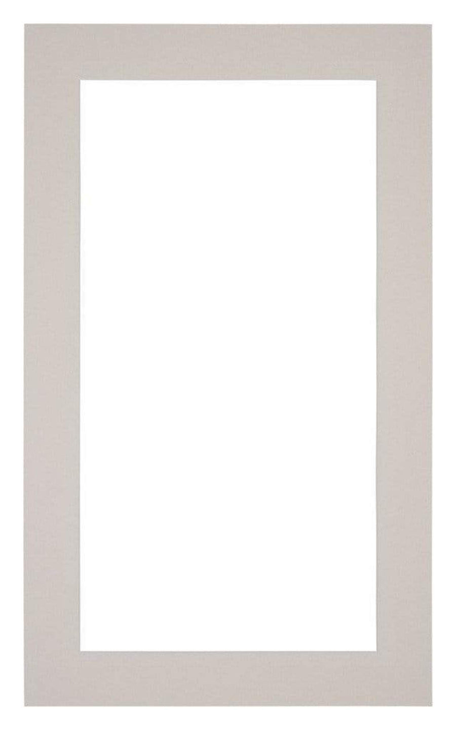 Passe Partout 30x50cm Carton Gray Gray Edge 4cm Straight Front | Yourdecoration.com