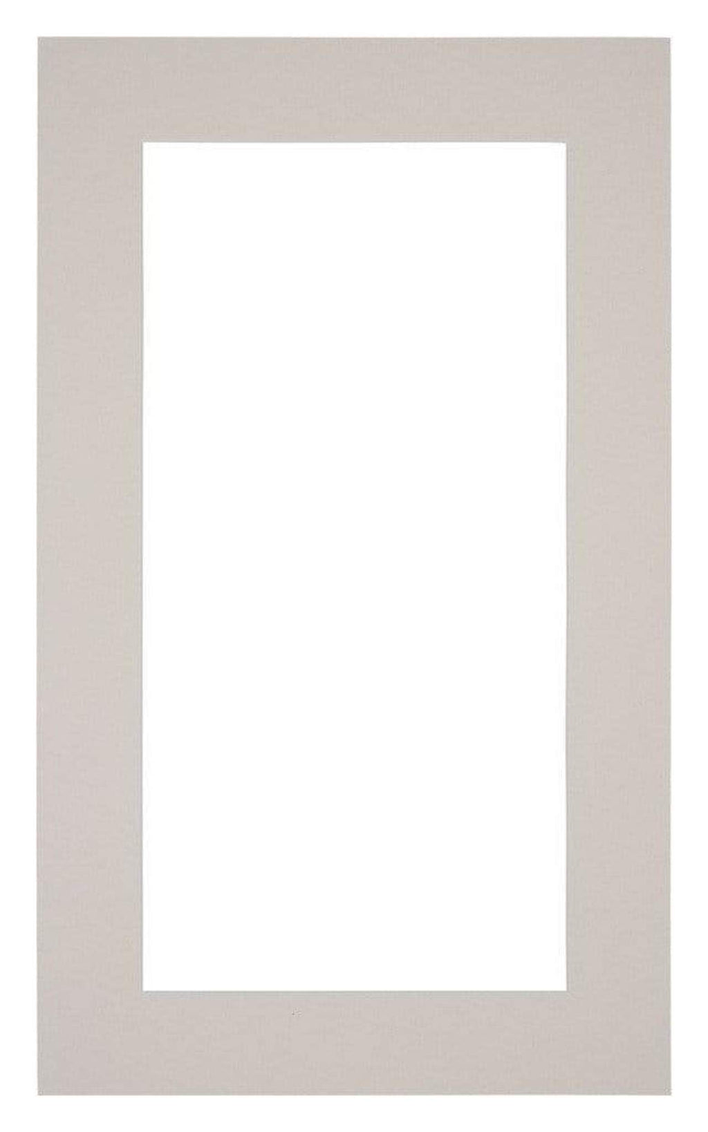 Passe Partout 30x50cm Carton Gray Gray Edge 5cm Straight Front | Yourdecoration.com