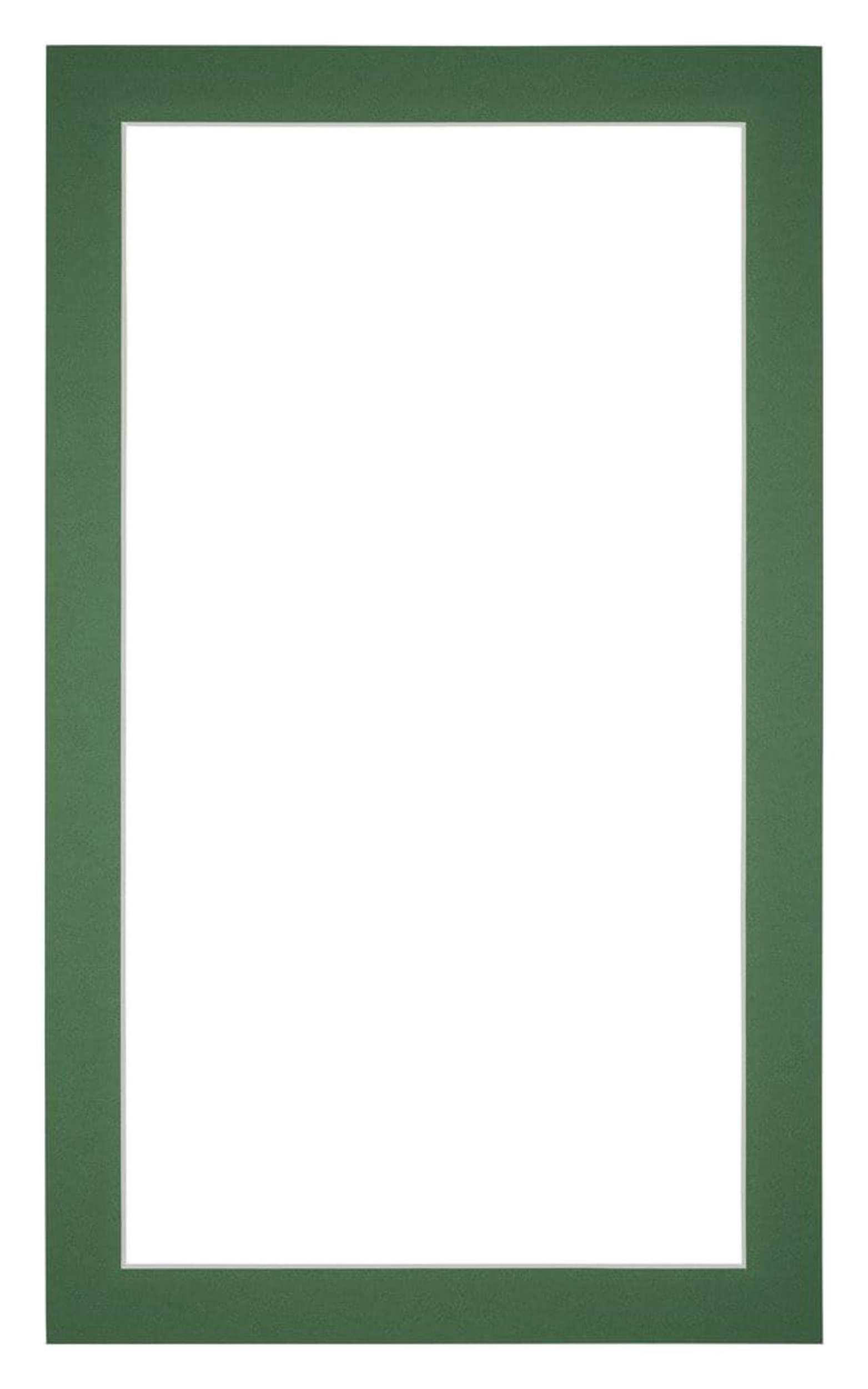 Passe Partout 30x50cm Carton Green Forest Edge 3cm Straight Front | Yourdecoration.com