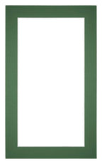 Passe Partout 30x50cm Carton Green Forest Edge 4cm Straight Front | Yourdecoration.com