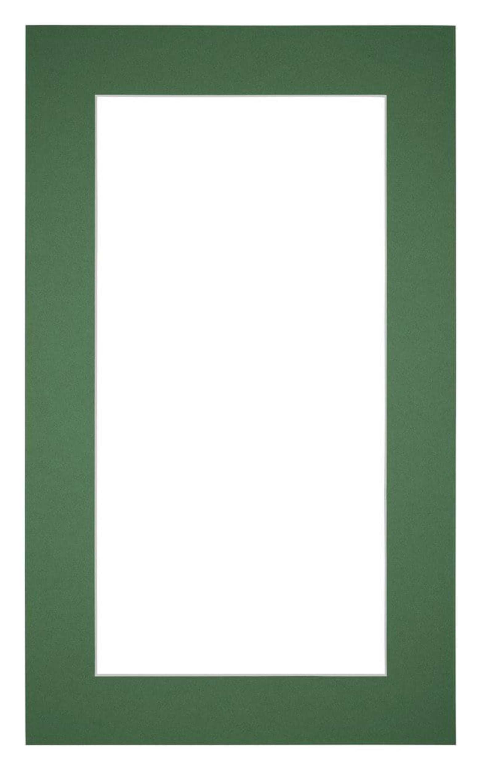 Passe Partout 30x50cm Carton Green Forest Edge 5cm Straight Front | Yourdecoration.com