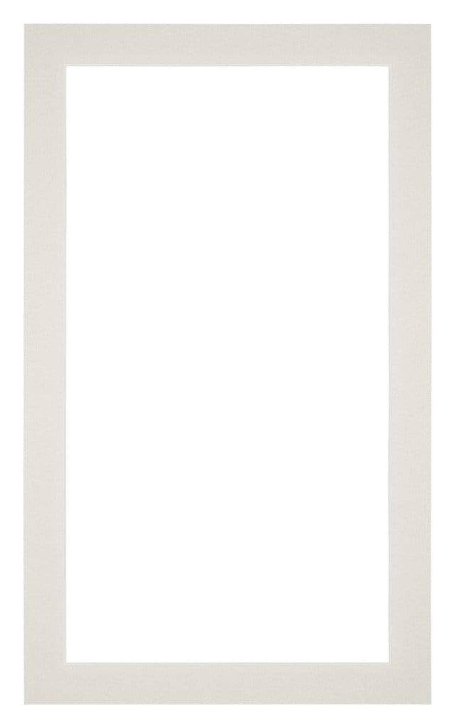 Passe Partout 30x50cm Carton Light Gray Edge 3cm Straight Front | Yourdecoration.com