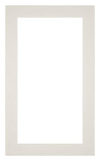 Passe Partout 30x50cm Carton Light Gray Edge 4cm Straight Front | Yourdecoration.com
