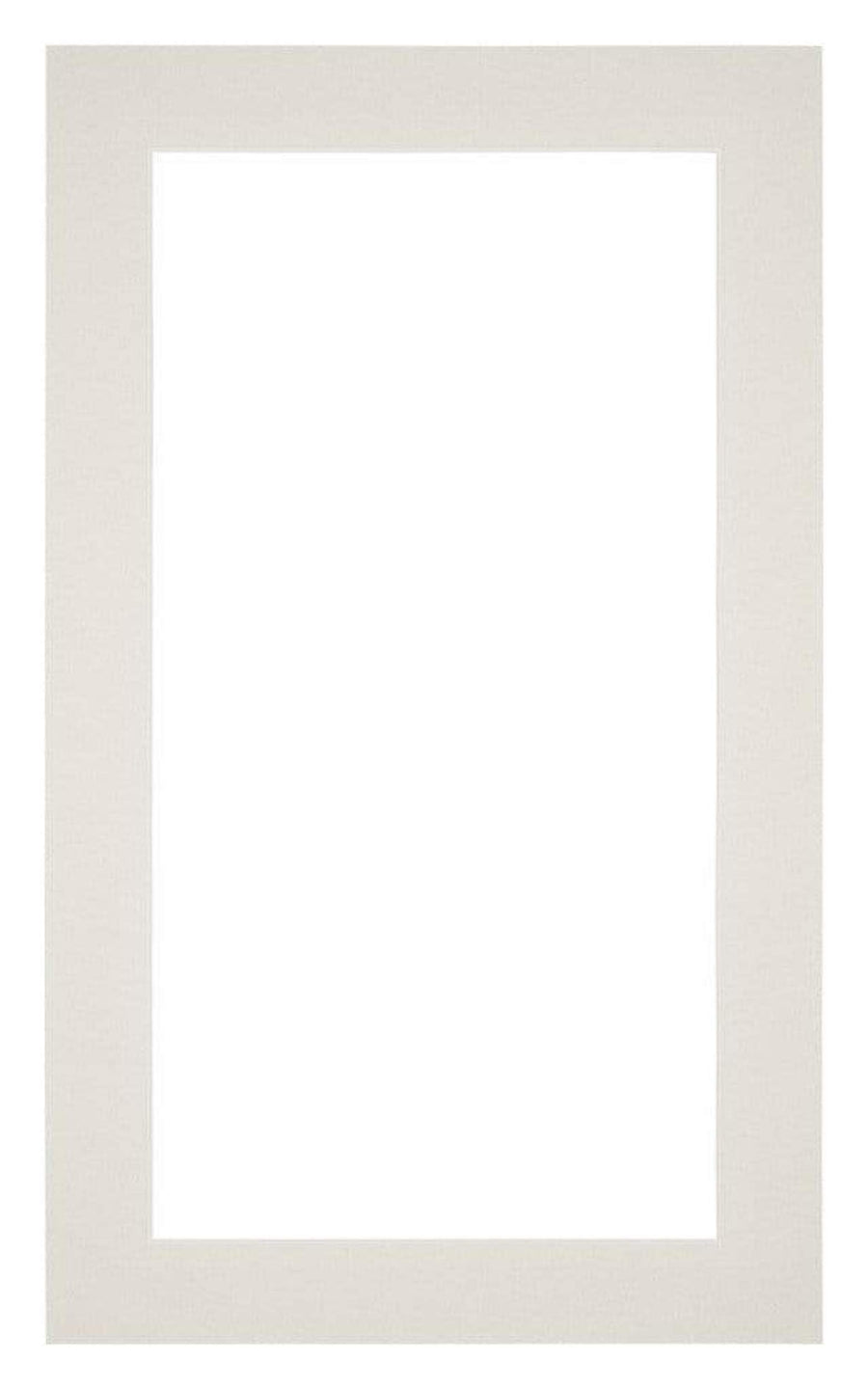 Passe Partout 30x50cm Carton Light Gray Edge 4cm Straight Front | Yourdecoration.com