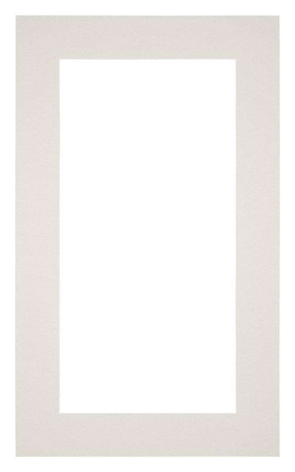 Passe Partout 30x50cm Carton Light Gray Edge 5cm Straight Front | Yourdecoration.com