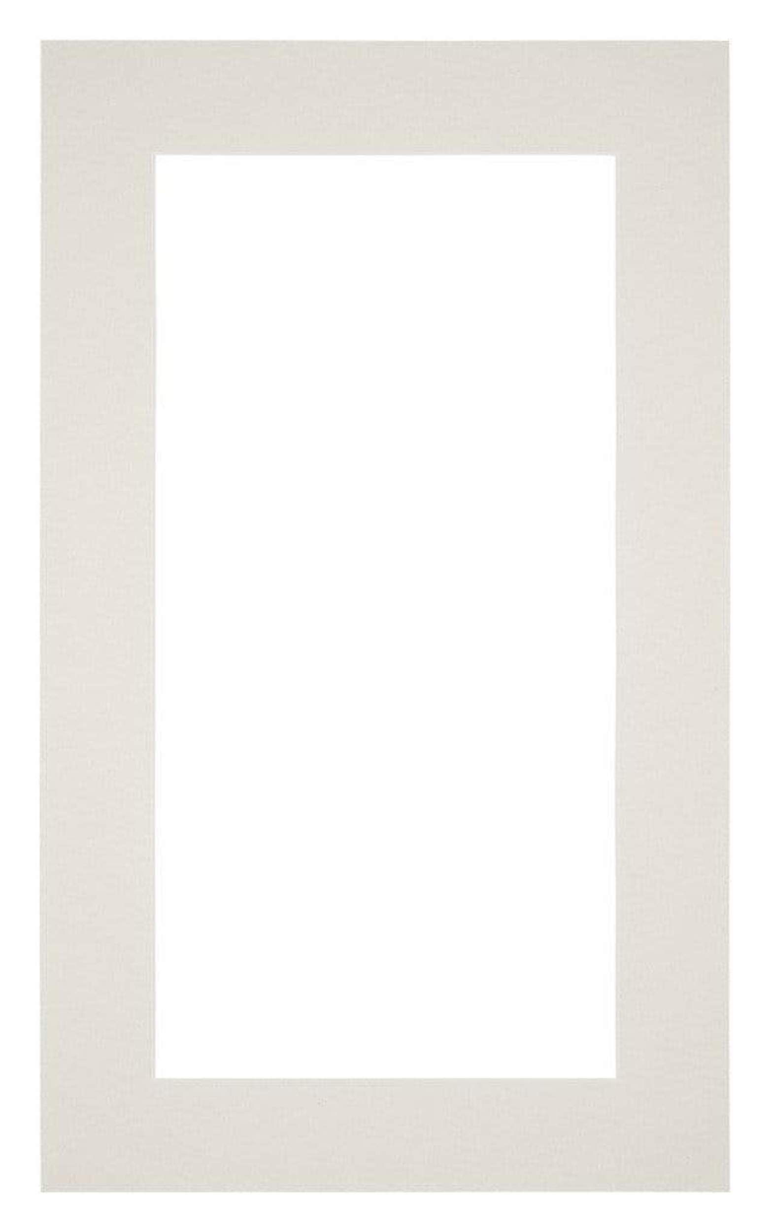 Passe Partout 30x50cm Carton Light Gray Edge 5cm Straight Front | Yourdecoration.com