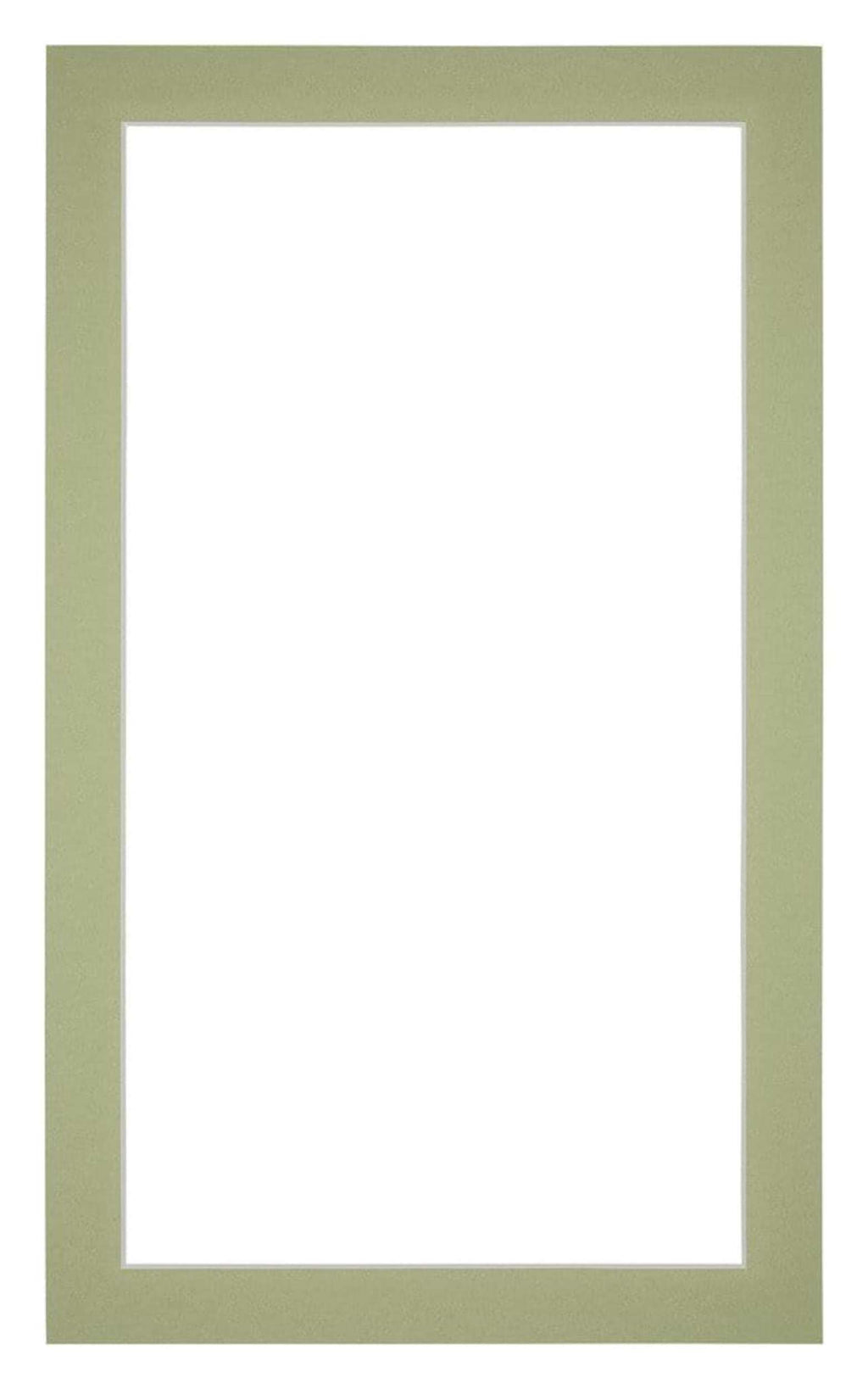 Passe Partout 30x50cm Carton Mint Green Edge 3cm Straight Front | Yourdecoration.com