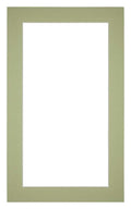 Passe Partout 30x50cm Carton Mint Green Edge 4cm Straight Front | Yourdecoration.com