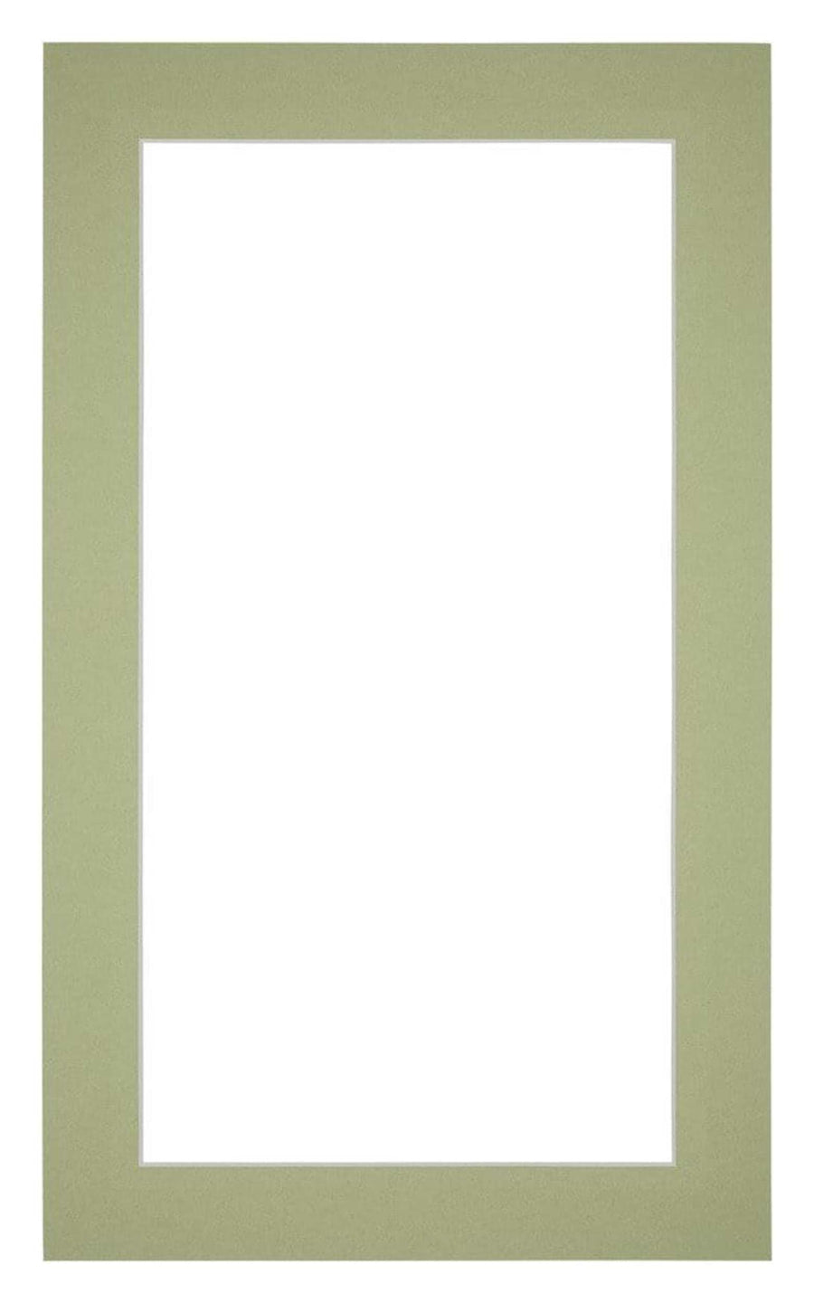 Passe Partout 30x50cm Carton Mint Green Edge 4cm Straight Front | Yourdecoration.com