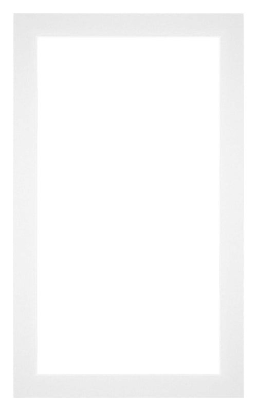 Passe Partout 30x50cm Carton White Edge 3cm Straight Front | Yourdecoration.com