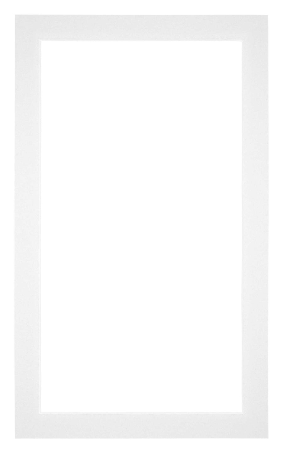 Passe Partout 30x50cm Carton White Edge 3cm Straight Front | Yourdecoration.com