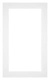 Passe Partout 30x50cm Carton White Edge 4cm Straight Front | Yourdecoration.com