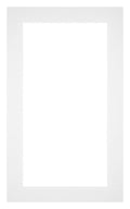 Passe Partout 30x50cm Carton White Edge 4cm Straight Front | Yourdecoration.com