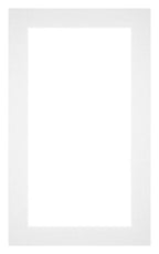 Passe Partout 30x50cm Carton White Edge 4cm Straight Front | Yourdecoration.com