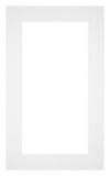 Passe Partout 30x50cm Carton White Edge 5cm Straight Front | Yourdecoration.com