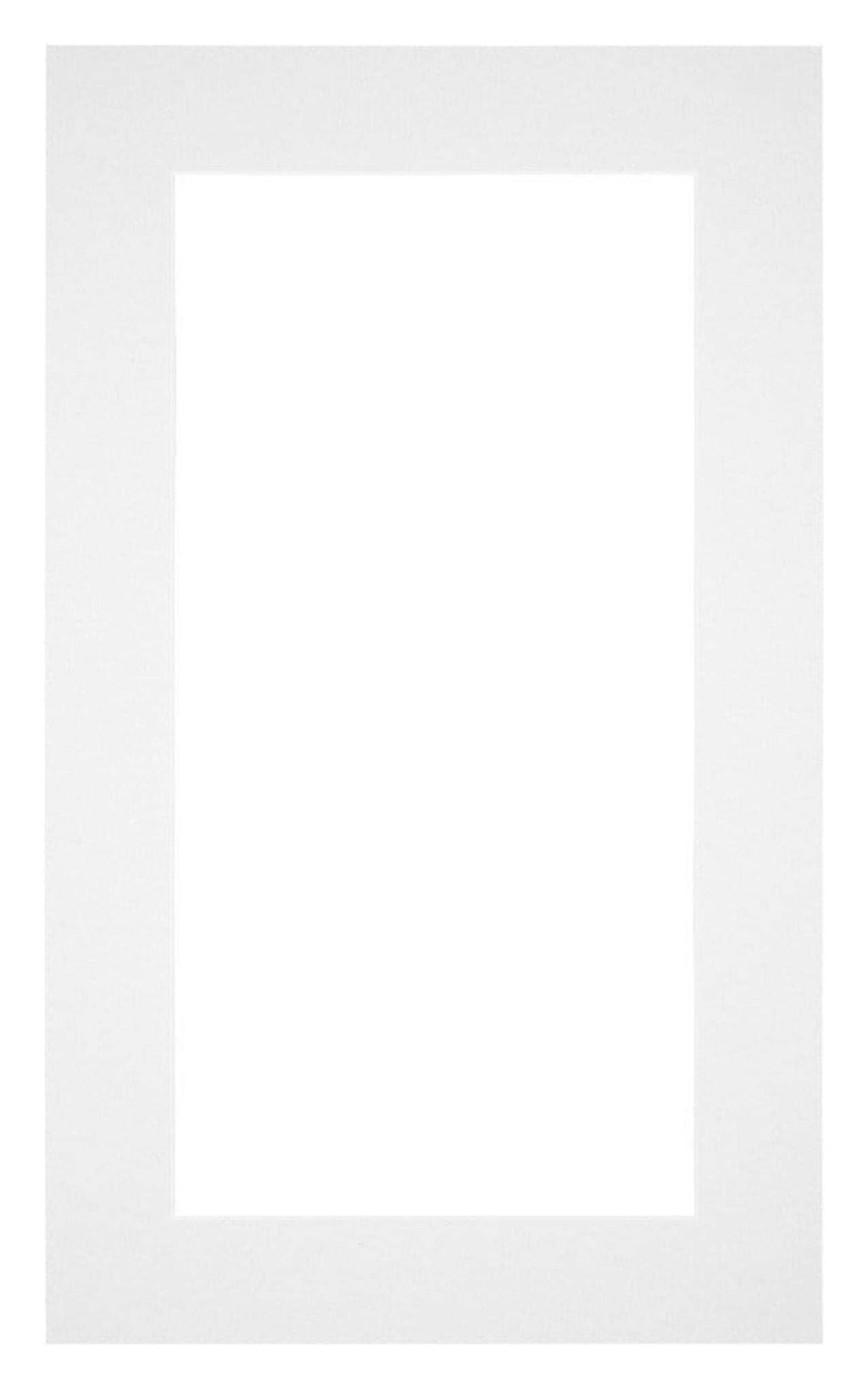 Passe Partout 30x50cm Carton White Edge 5cm Straight Front | Yourdecoration.com