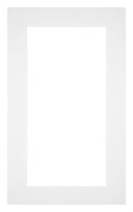 Passe Partout 30x50cm Carton White Edge 5cm Straight Front | Yourdecoration.com