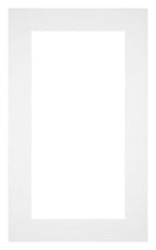 Passe Partout 30x50cm Carton White Edge 5cm Straight Front | Yourdecoration.com