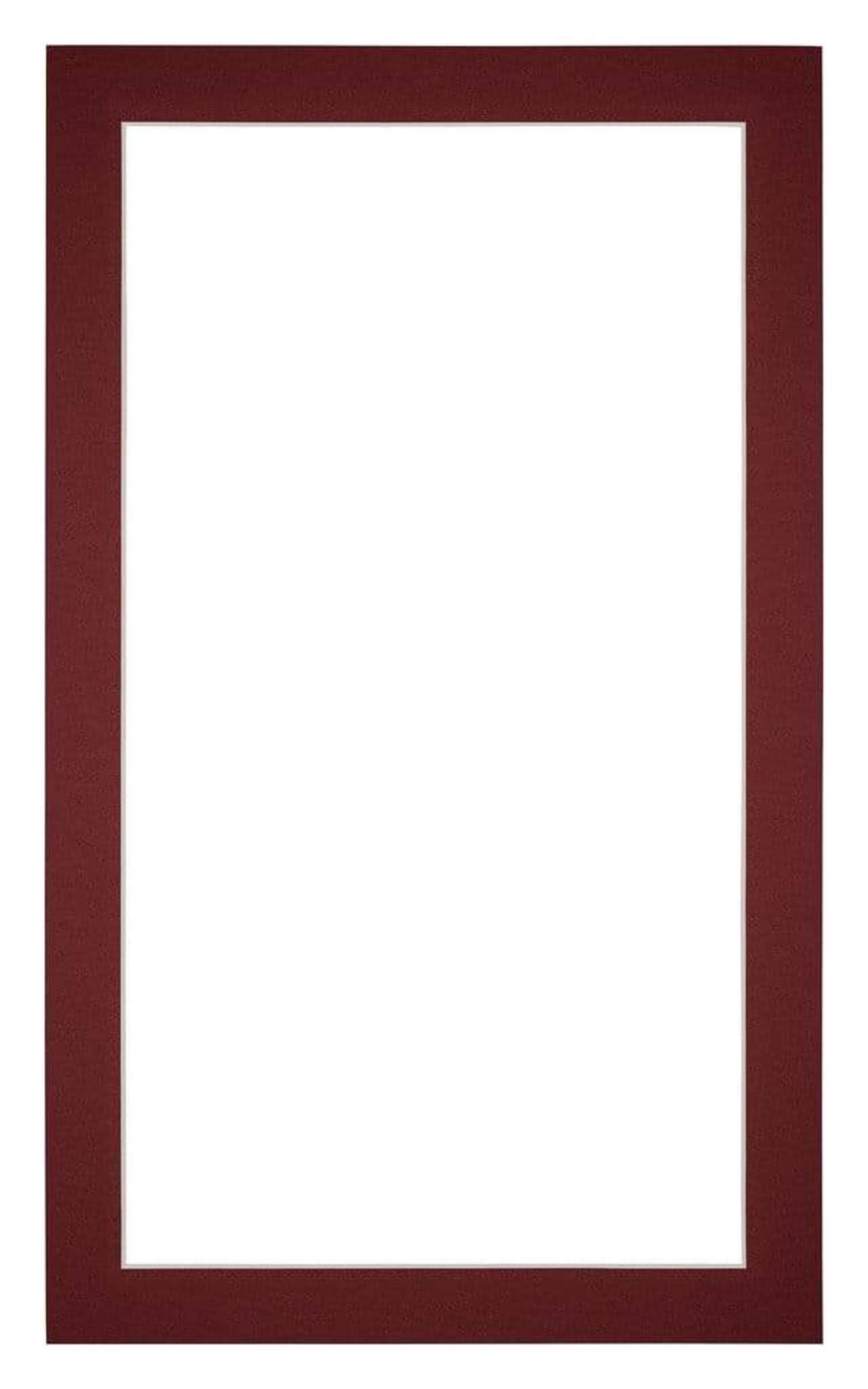 Passe Partout 30x50cm Carton Wine Red Edge 3cm Straight Front | Yourdecoration.com