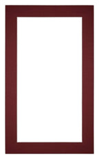 Passe Partout 30x50cm Carton Wine Red Edge 4cm Straight Front | Yourdecoration.com