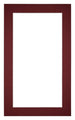 Passe Partout 30x50cm Carton Wine Red Edge 4cm Straight Front | Yourdecoration.com