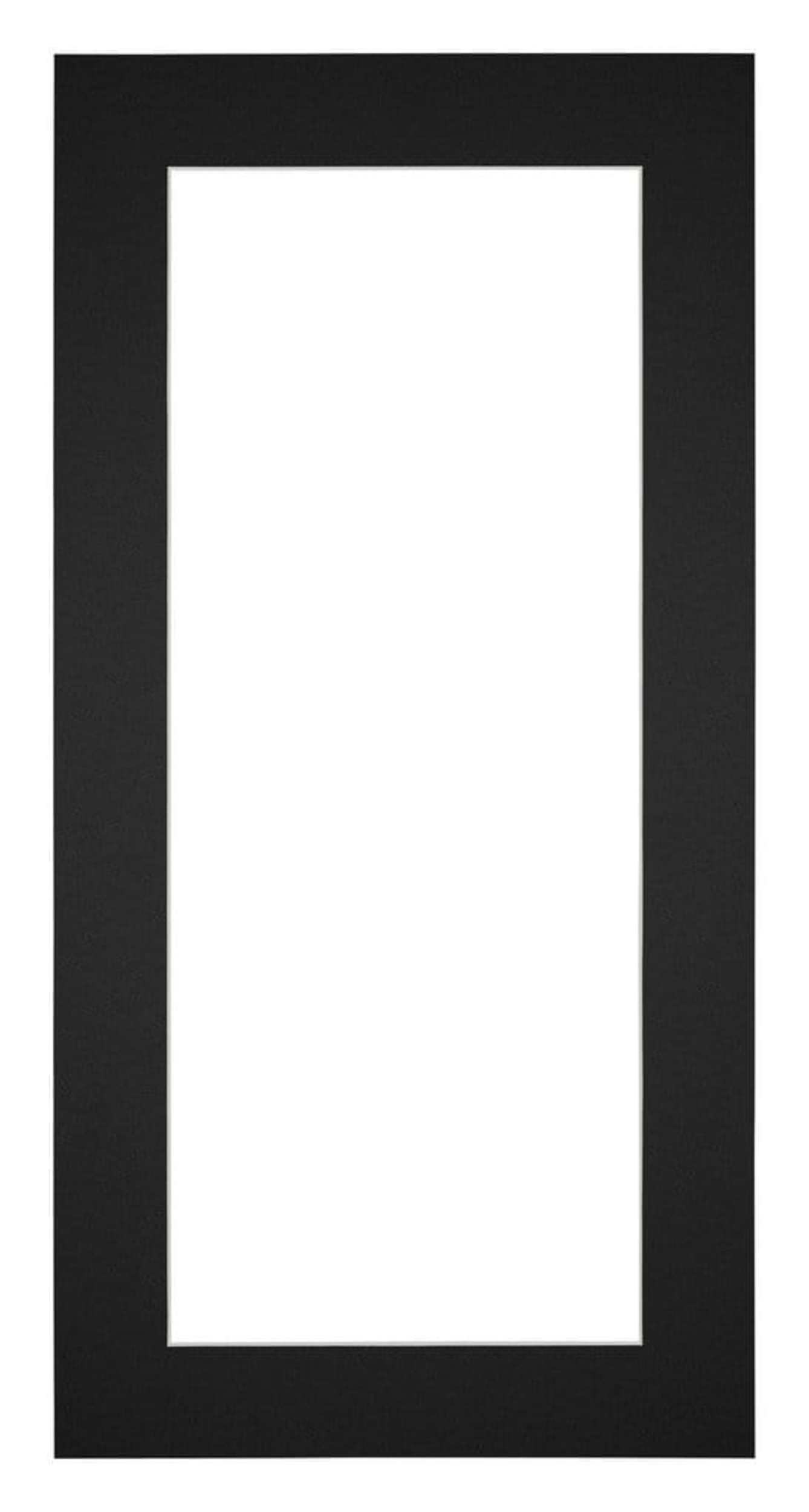 Passe Partout 30x60cm Carton Black Edge 5cm Straight Front | Yourdecoration.com
