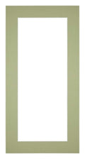 Passe Partout 30x60cm Carton Mint Green Edge 5cm Straight Front | Yourdecoration.com