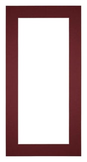 Passe Partout 30x60cm Carton Wine Red Edge 5cm Straight Front | Yourdecoration.com