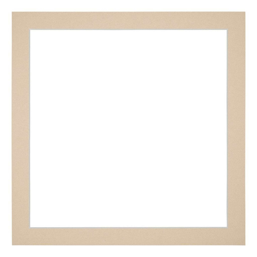 Passe Partout 35x35cm Carton Beige Edge 3cm Straight Front | Yourdecoration.com
