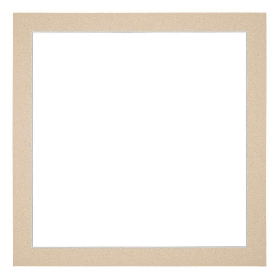 Passe Partout 35x35cm Carton Beige Edge 3cm Straight Front | Yourdecoration.com