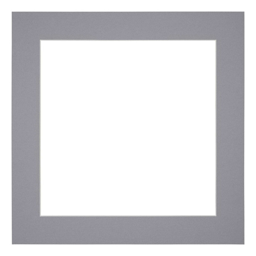 Passe Partout 35x35cm Carton Gray Edge 5cm Straight Front | Yourdecoration.com