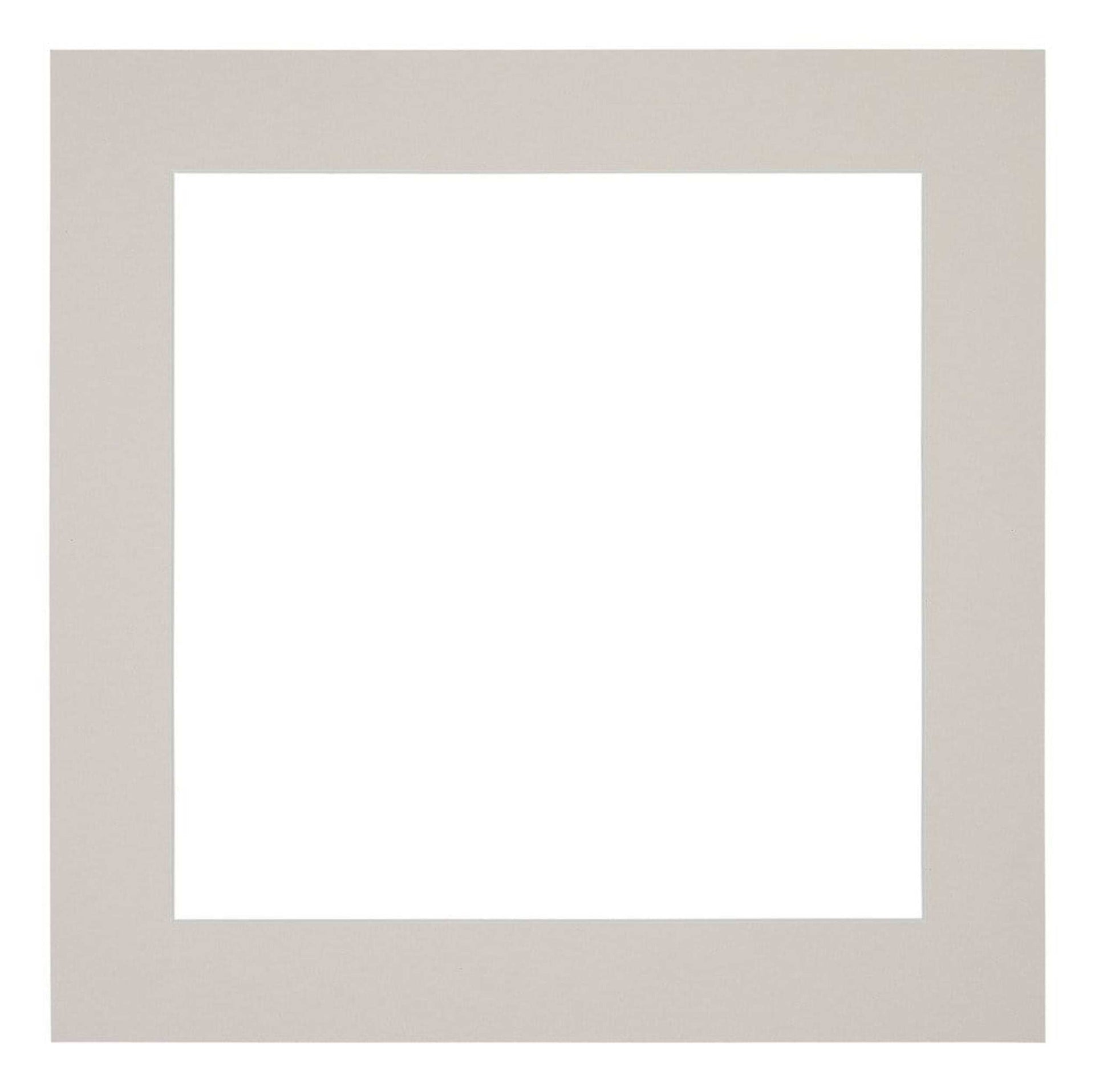 Passe Partout 35x35cm Carton Gray Gray Edge 5cm Straight Front | Yourdecoration.com