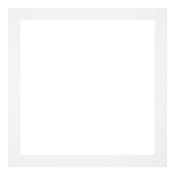Passe Partout 35x35cm Carton White Edge 3cm Straight Front | Yourdecoration.com