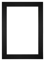 Passe Partout 35x50cm Carton Black Edge 6cm Straight Front | Yourdecoration.com