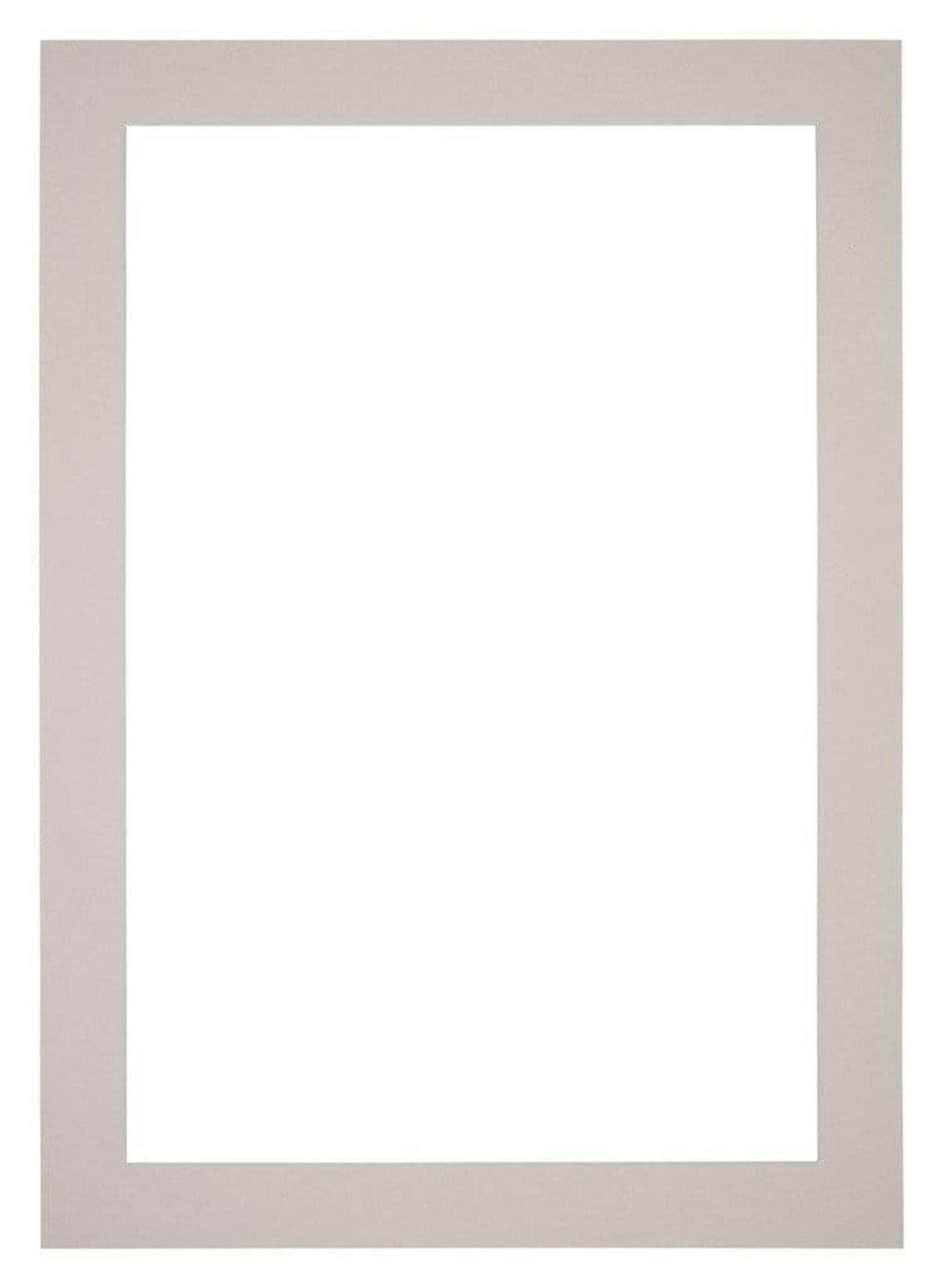 Passe Partout 35x50cm Carton Gray Gray Edge 5cm Straight Front | Yourdecoration.com