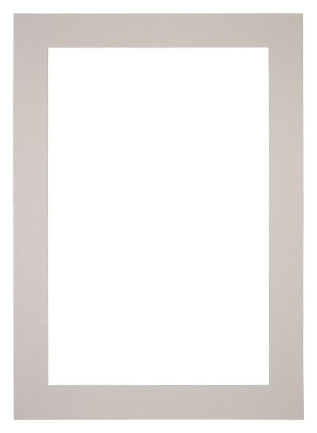 Passe Partout 35x50cm Carton Gray Gray Edge 6cm Straight Front | Yourdecoration.com