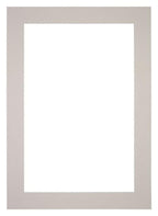 Passe Partout 35x50cm Carton Gray Gray Edge 6cm Straight Front | Yourdecoration.com