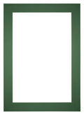 Passe Partout 35x50cm Carton Green Forest Edge 6cm Straight Front | Yourdecoration.com