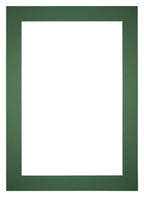 Passe Partout 35x50cm Carton Green Forest Edge 6cm Straight Front | Yourdecoration.com