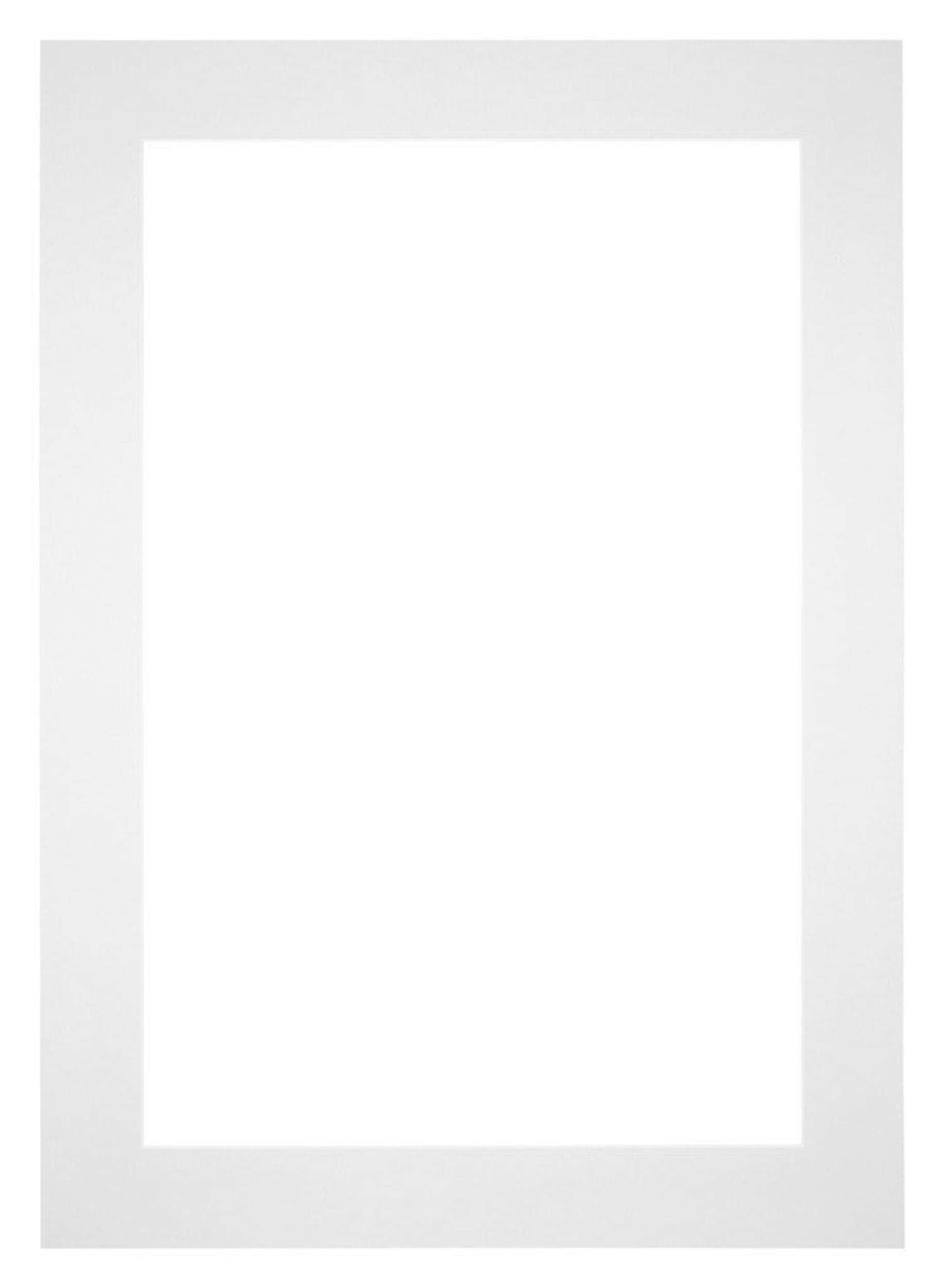 Passe Partout 35x50cm Carton White Edge 6cm Straight Front | Yourdecoration.com
