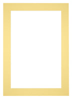 Passe Partout 35x50cm Carton Yellow Edge 6cm Straight Front | Yourdecoration.com