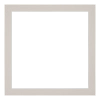 Passe Partout 40x40cm Carton Gray Gray Edge 3cm Straight Front | Yourdecoration.com